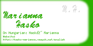 marianna hasko business card